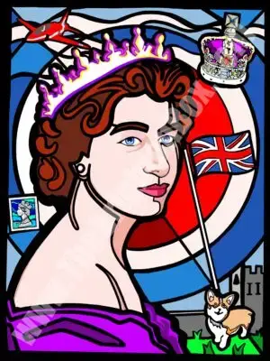 Queen Elizabeth Print