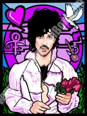 Prince: Purple Love Print