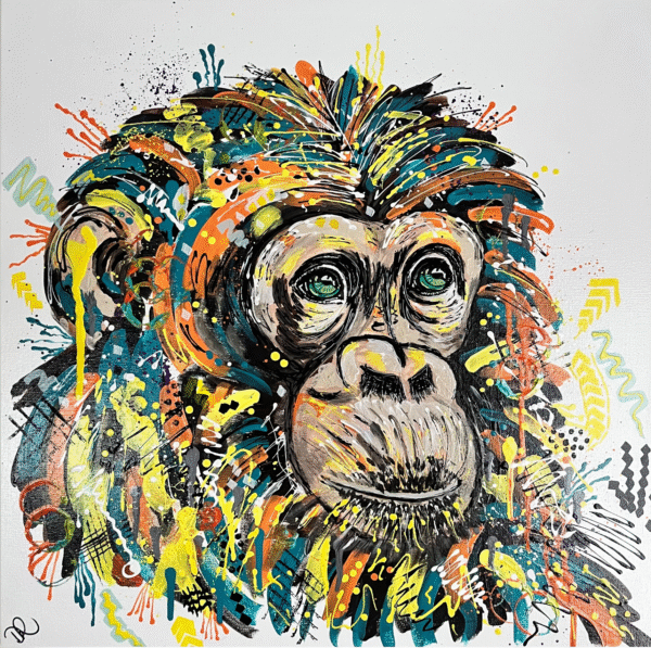 Charlie the Chimpanzee - Print