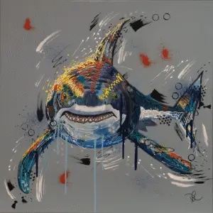 Maelstrom The Great White Shark - Print