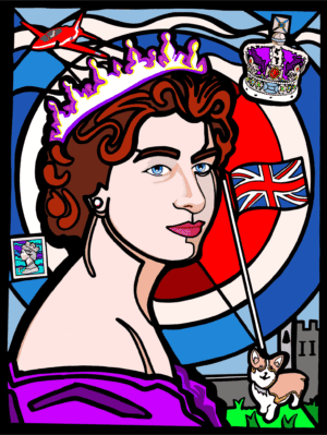 Queen Elizabeth Print