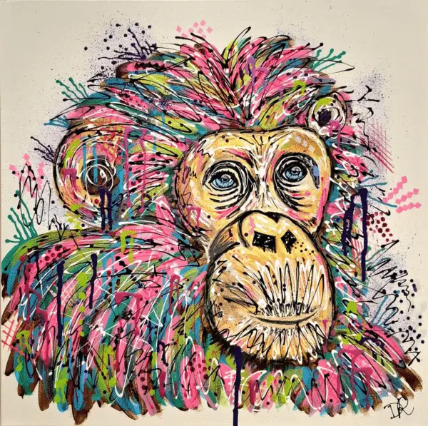 Bella The Chimpanzee - Print