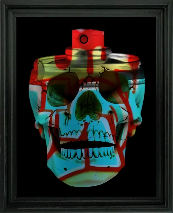 Spray Can Skull