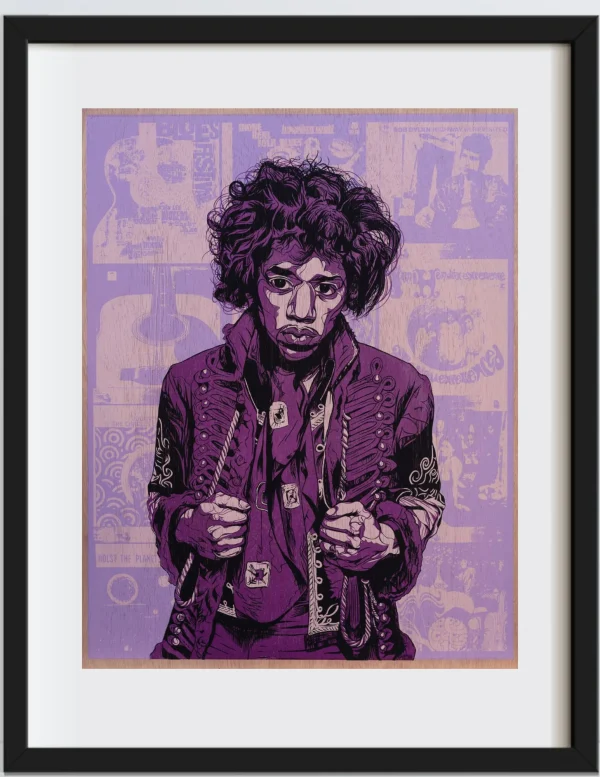 Jimi Hendrix Purple Print - Image 2