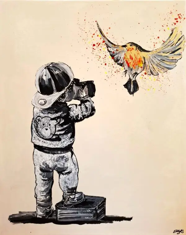 Boy Taking Photo