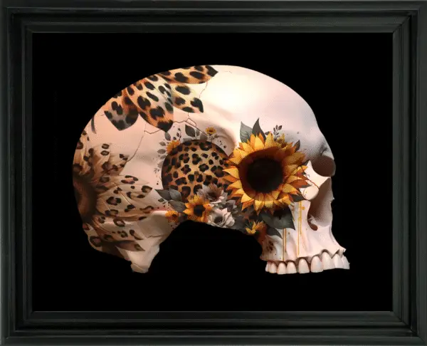Sunflower Skull