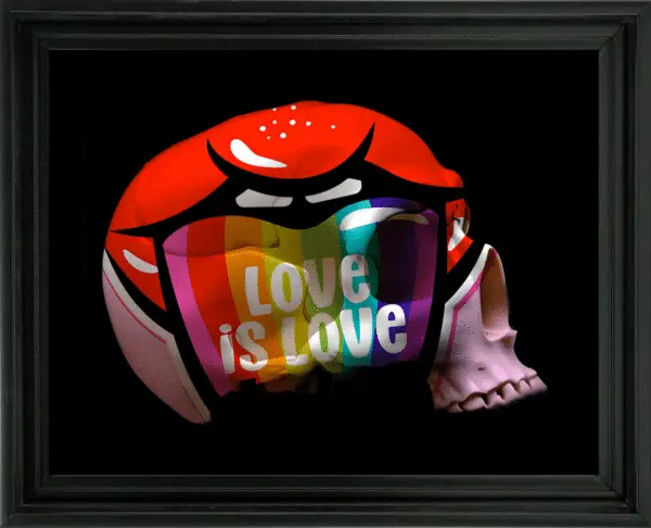 Love Is Love Skull