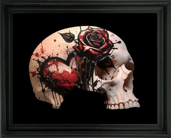 Heart Skull