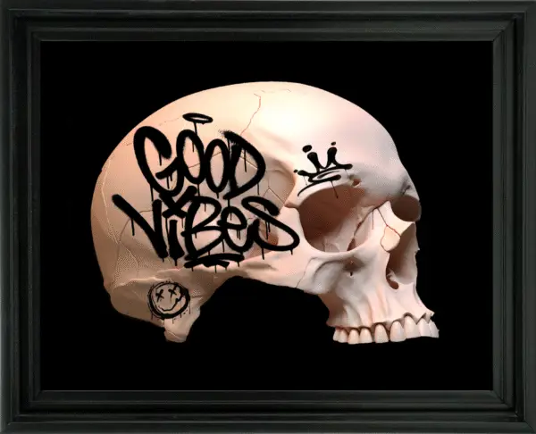 Good Vibes Skull