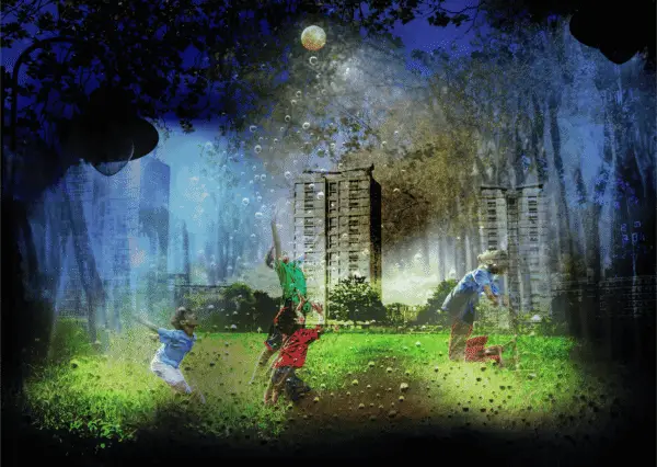 Football In The Rain