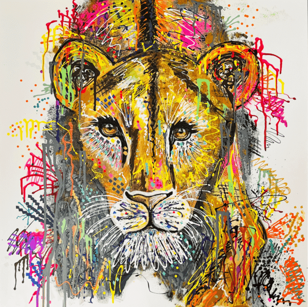 Luna the Lioness  - Print