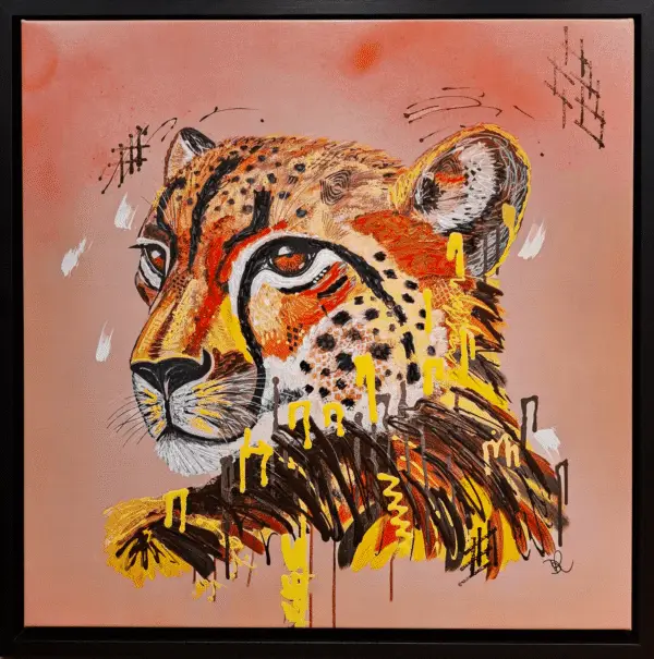 Nala The Cheetah - Embellished Print