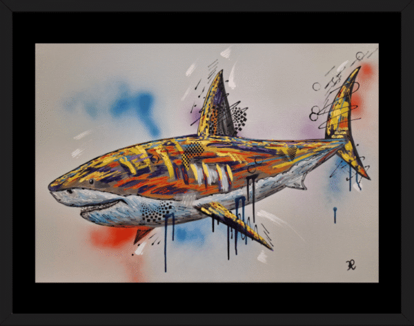 Jett - The Great White Shark - Print - Image 3