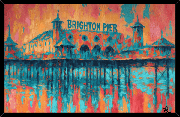 Brighton Pier - Embellished Print