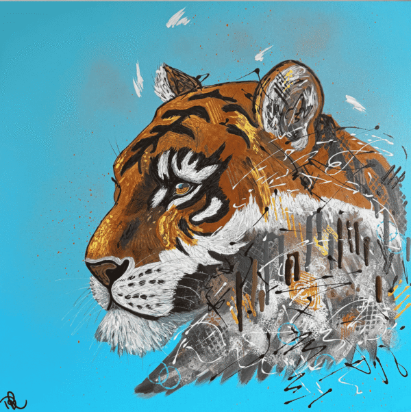 Abira The Tiger  - Print