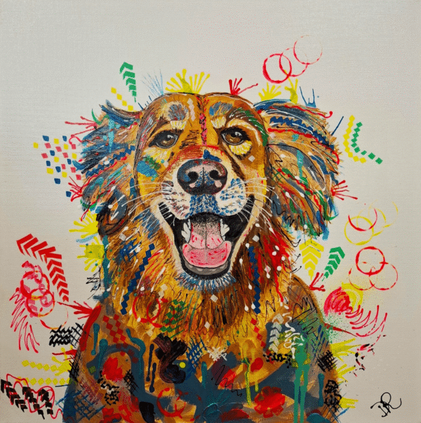 Harvey The Retriever - Print
