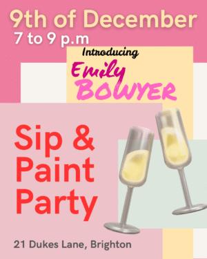 Sip And Paint - 9th December (7–9 pm)