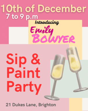 Sip And Paint - 10th December (7–9 pm)