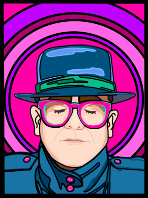 Elton John Print