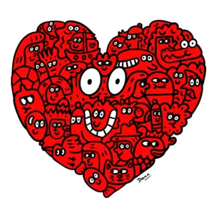 Valentine's Smiley Heart