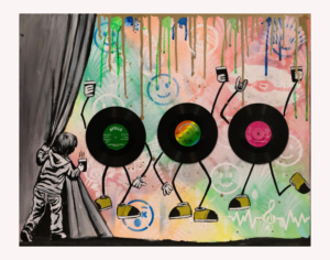Dancing Record - Print