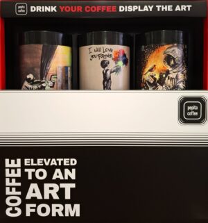3x Coffee Tin Collection Box